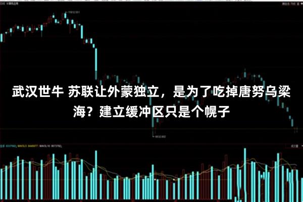 武汉世牛 苏联让外蒙独立，是为了吃掉唐努乌梁海？建立缓冲区只是个幌子